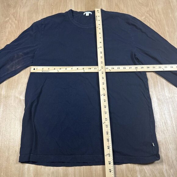 James Perse Los Angeles standard black long sleeve t-shirt for men's size 3 - Picture 6 of 8